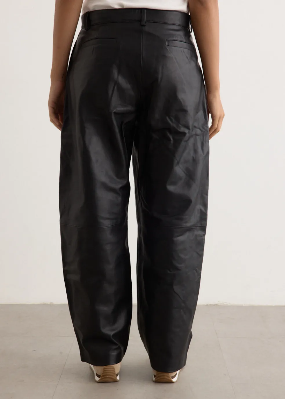 Leather Balloon Pants