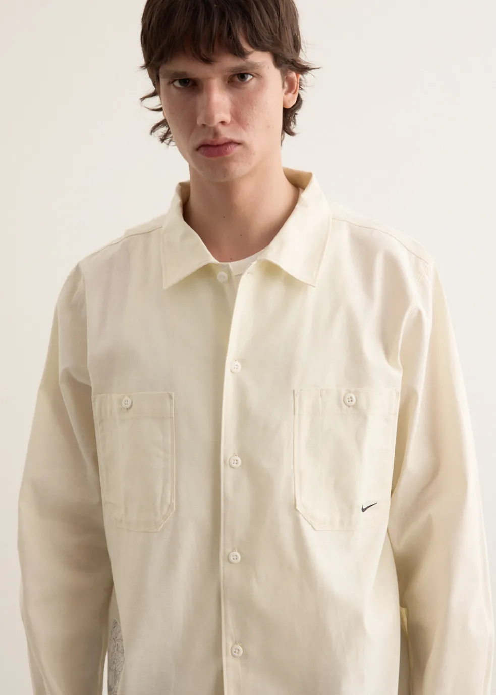 Life Chambray Long Sleeve Painters Shirt