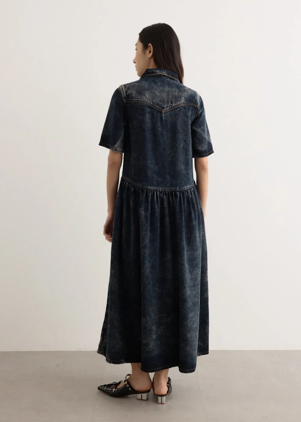 Light Denim Long Dress
