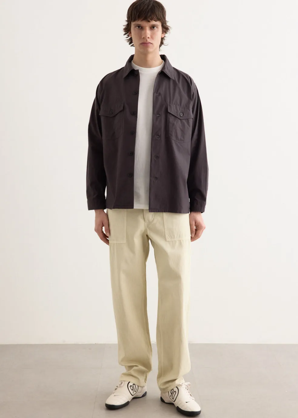 LIKE WEAR Cotton Baker Shirt