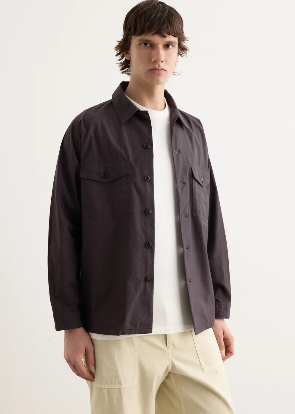 LIKE WEAR Cotton Baker Shirt