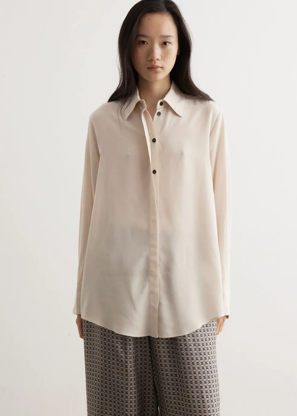 Lilla Silk Shirt