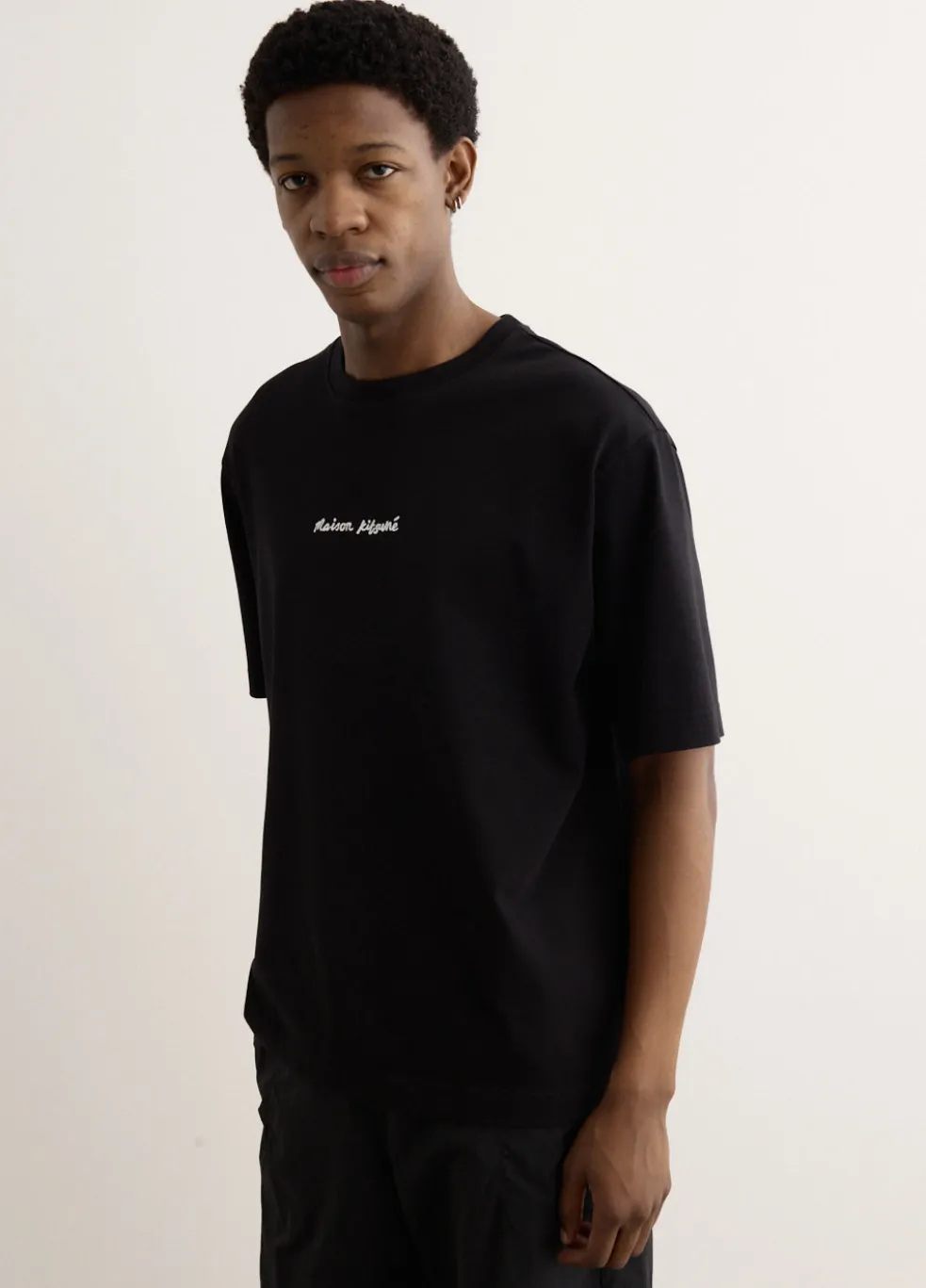 Line Handwriting Oversize T-Shirt