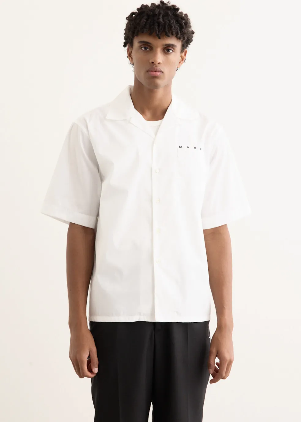 Logo Short-Sleeved Bowling Shirt