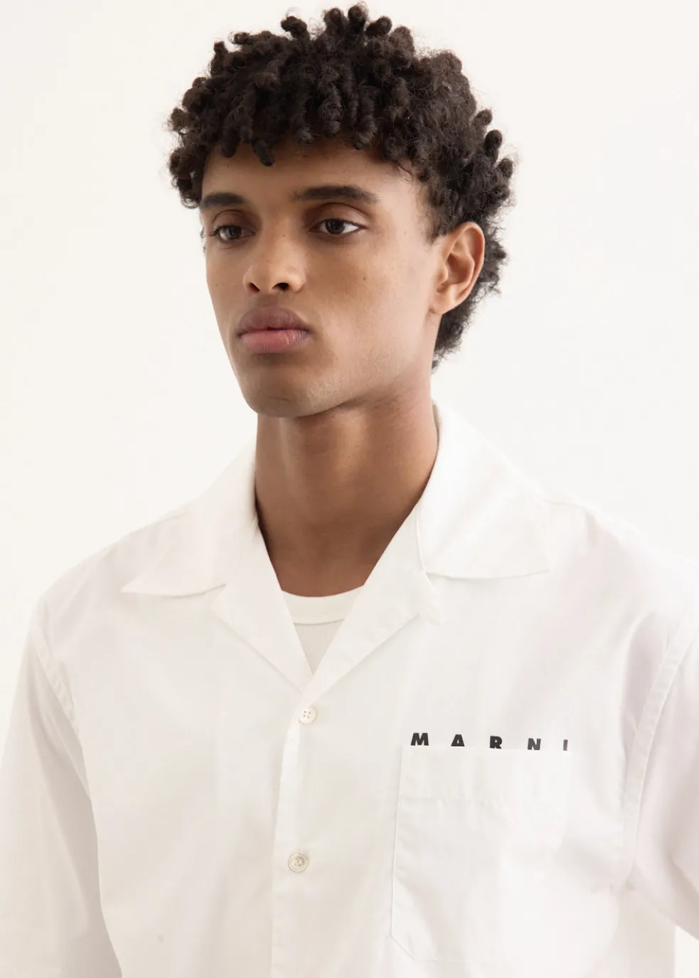 Logo Short-Sleeved Bowling Shirt