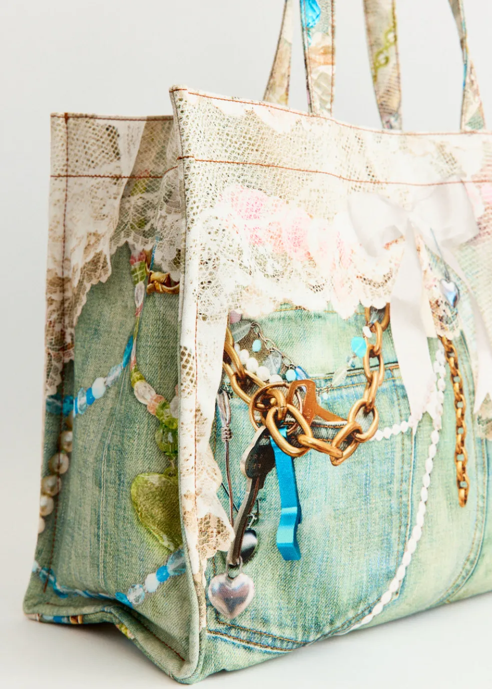 Logo Shoulder Tote Bag