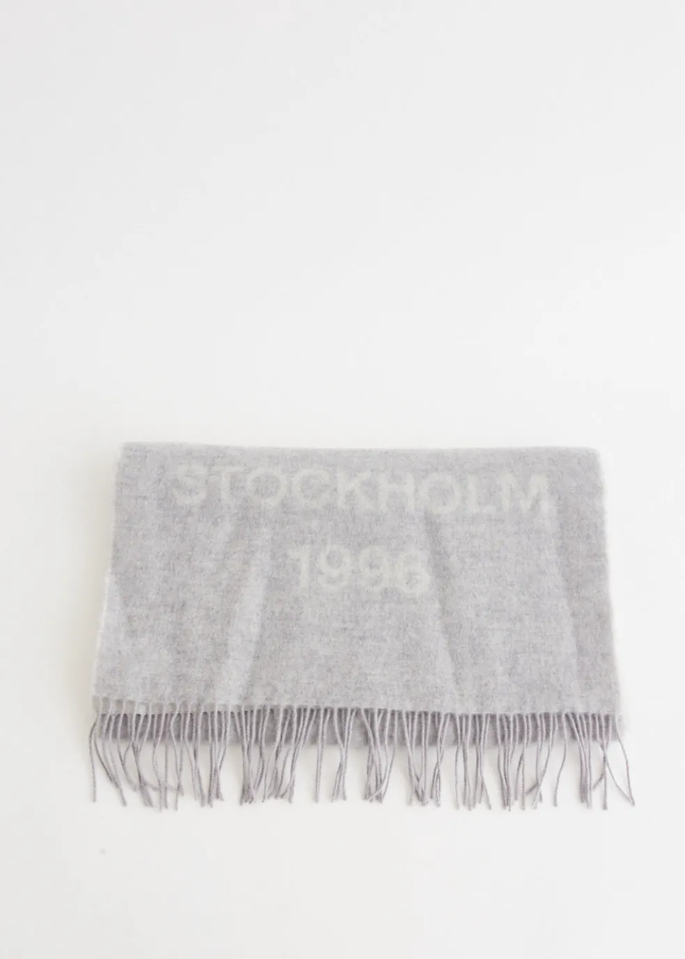 Logo Wool Scarf