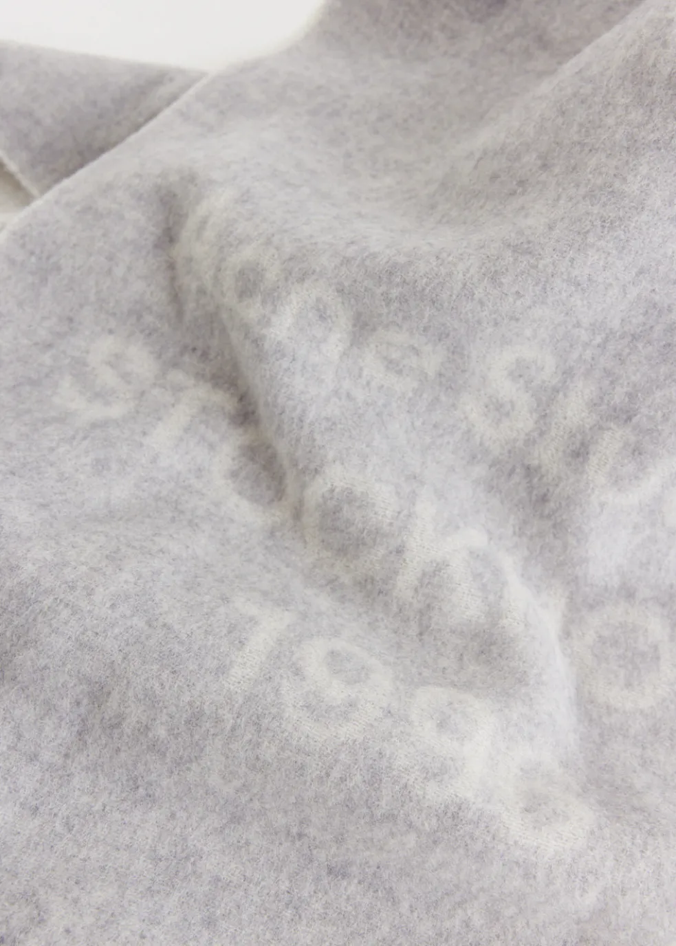 Logo Wool Scarf