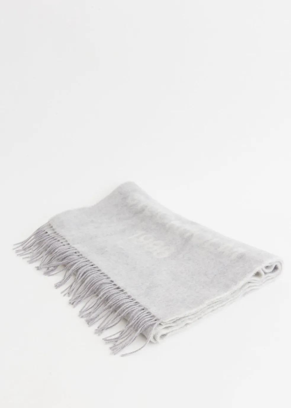 Logo Wool Scarf