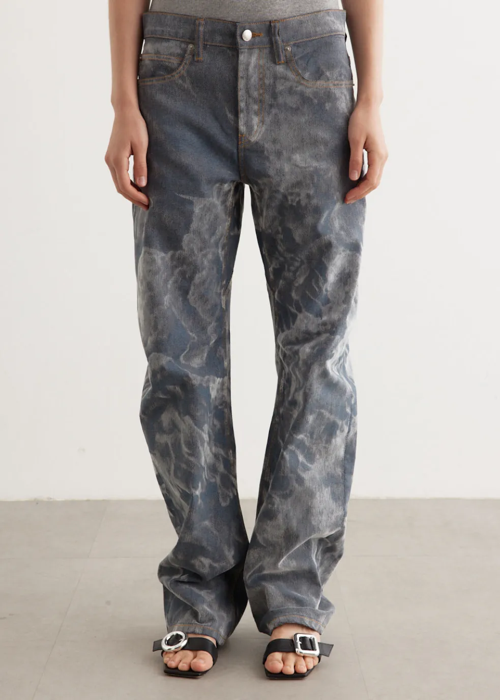 Low Rise Bowed Gusset Jeans