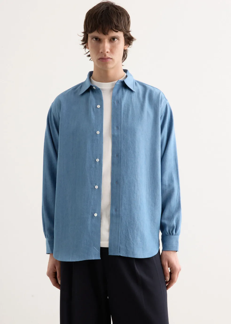 Luis Chambray Long Sleeve Shirt