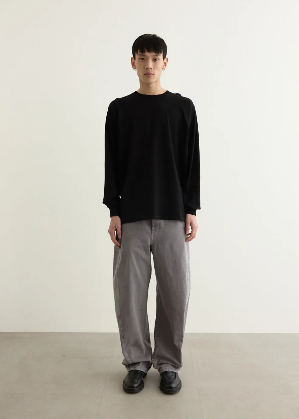 Luster Plaiting Long Sleeve T-Shirt