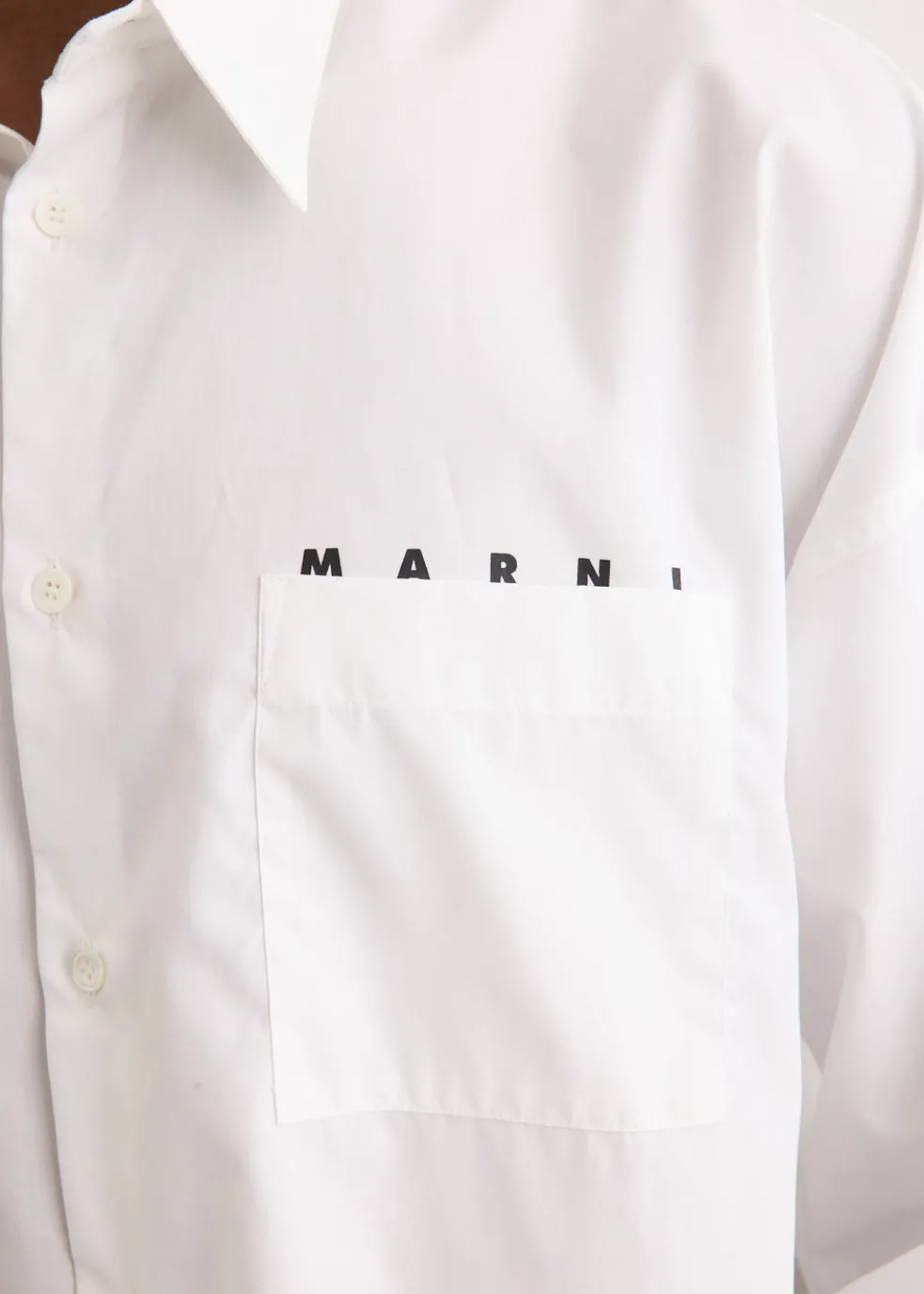 Marni Logo Poplin Shirt