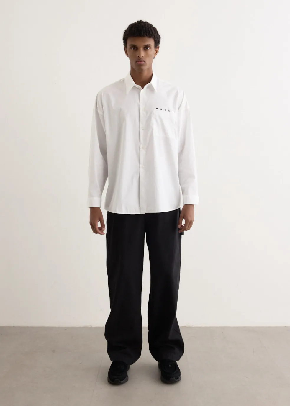Marni Logo Poplin Shirt