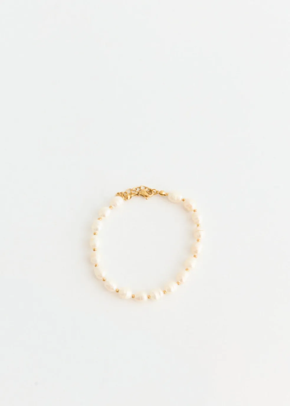 Medium Beads Freshwater Pearls Bracelet