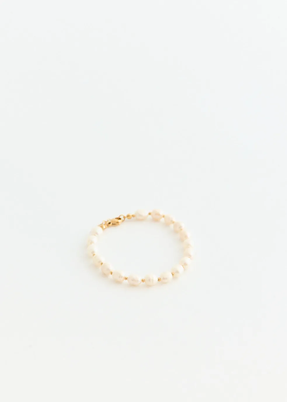 Medium Beads Freshwater Pearls Bracelet