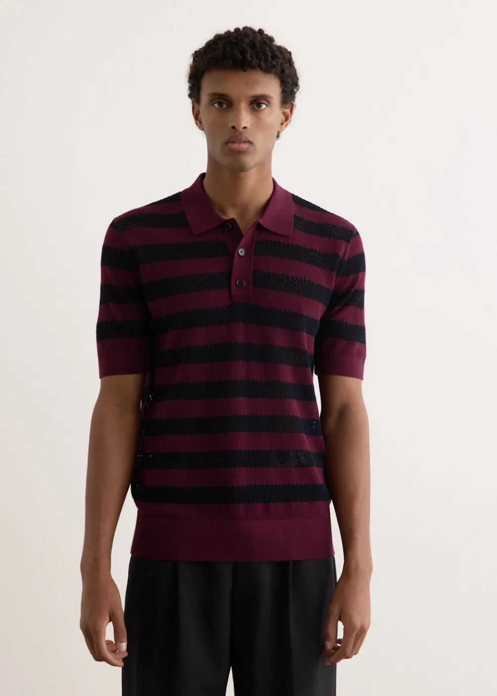 Mercy Stripe Polo