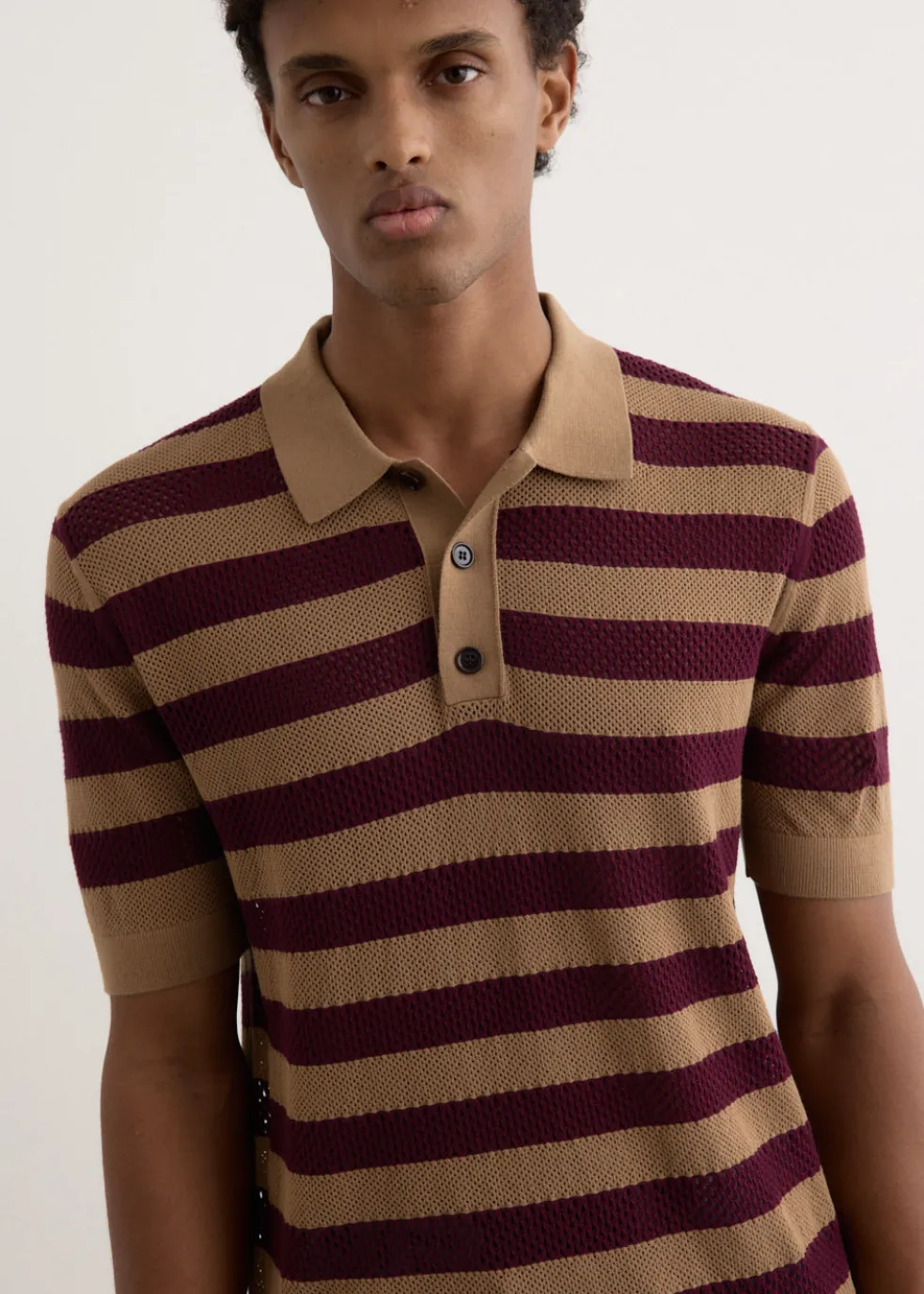 Mercy Stripe Polo