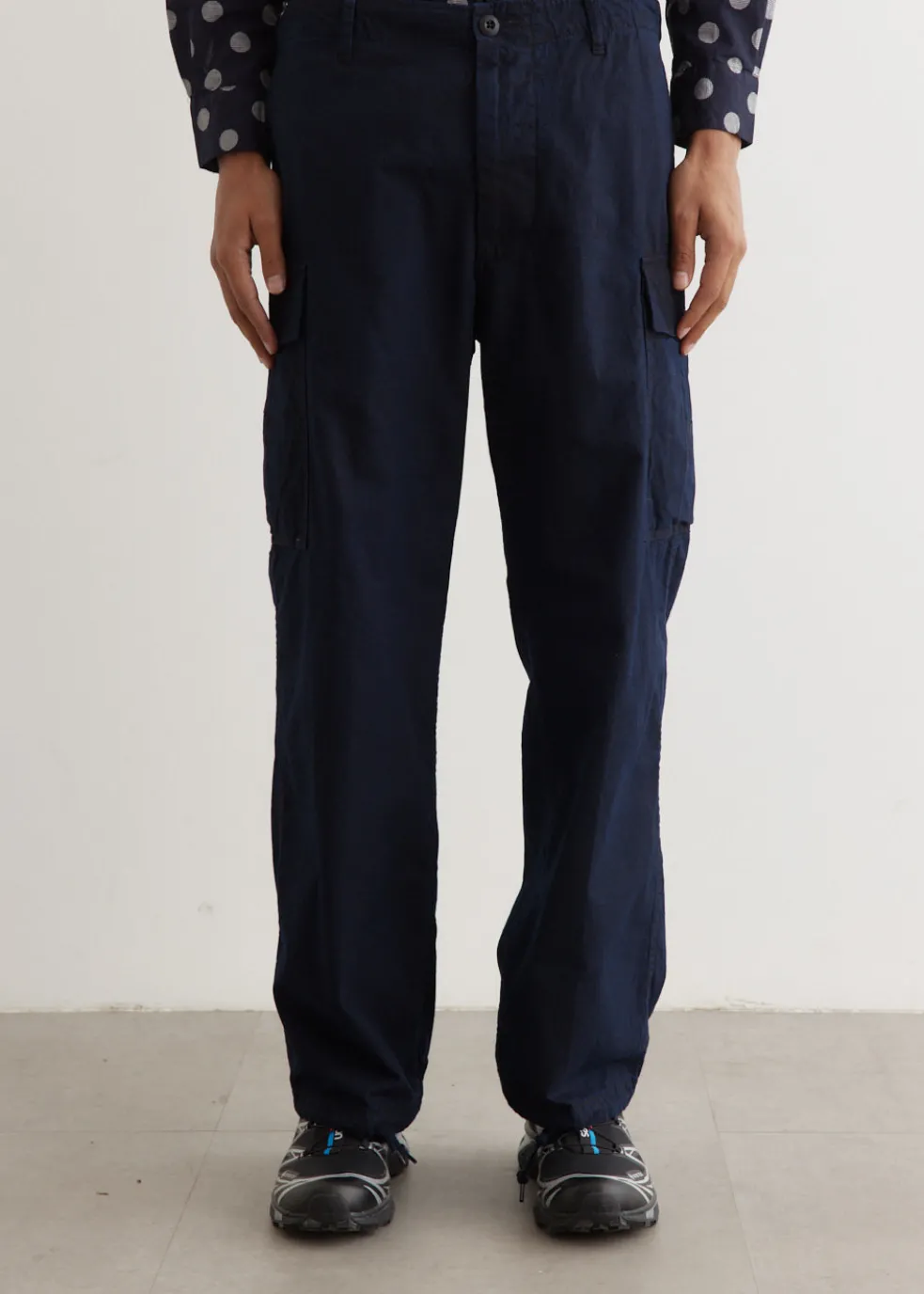 MIL 6 Pocket Indigo Rip Stop Pants