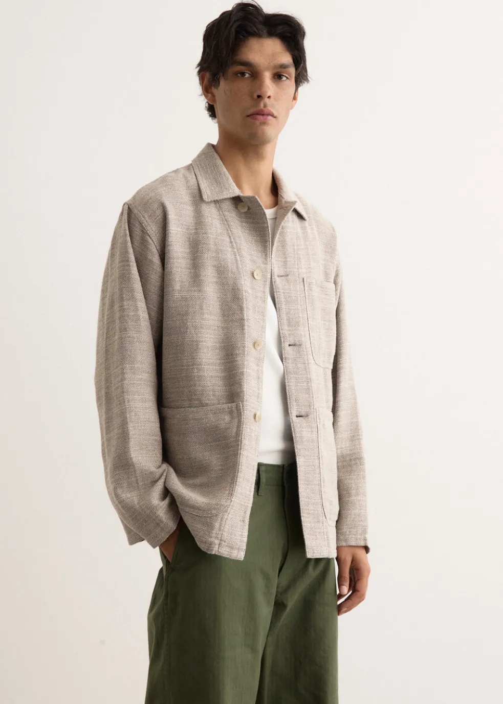 MIL Cotton Linen Chore Jacket