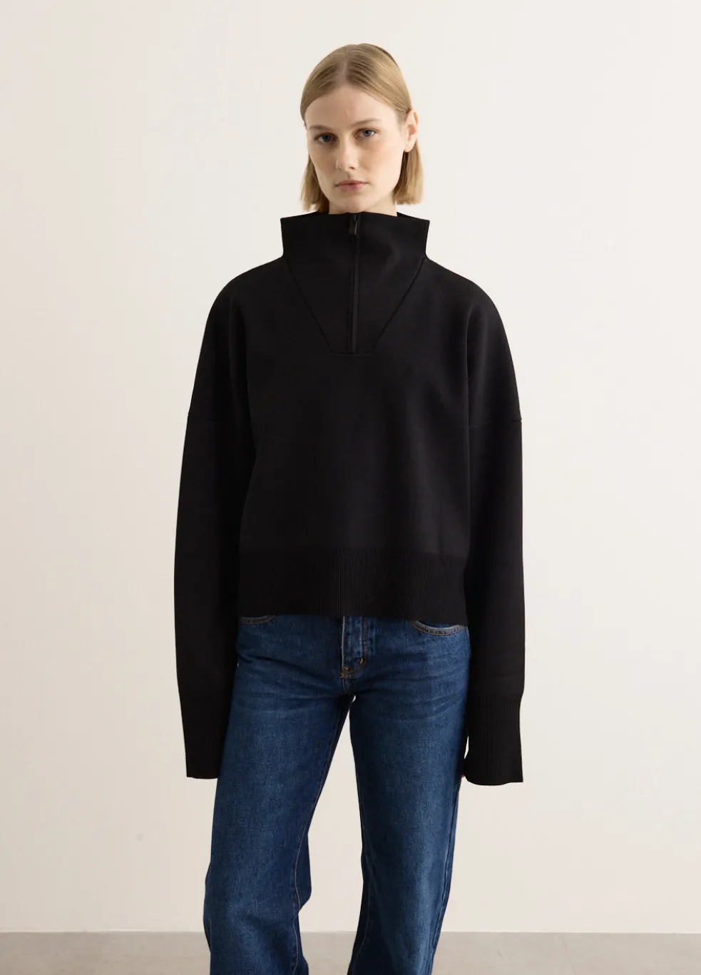Milano Knit Zip Jumper