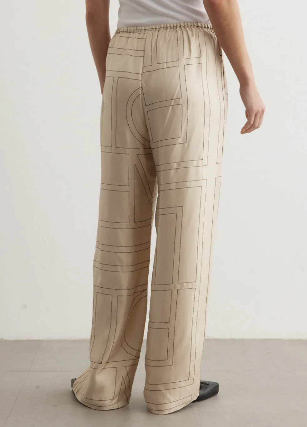 Monogram Silk Pyjama Bottoms