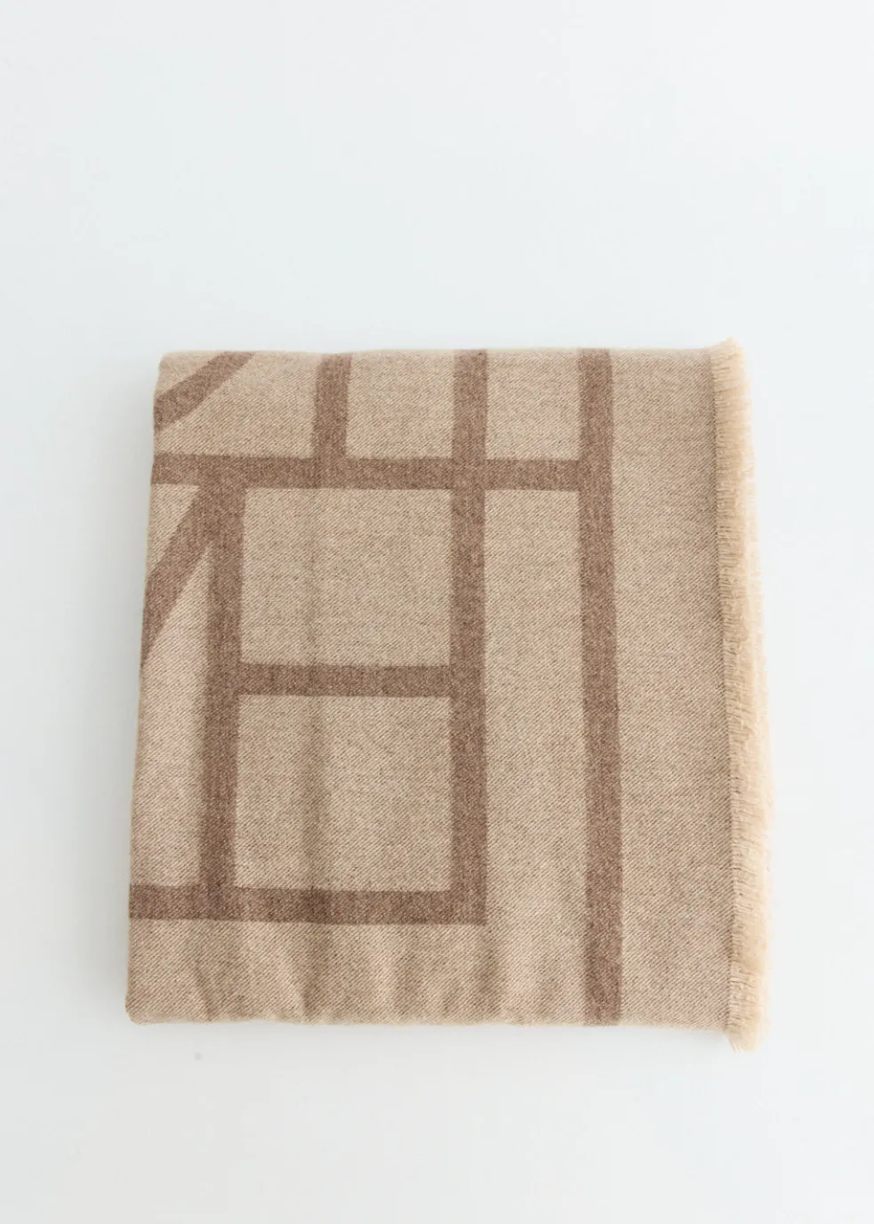 Monogram Wool Cashmere Scarf