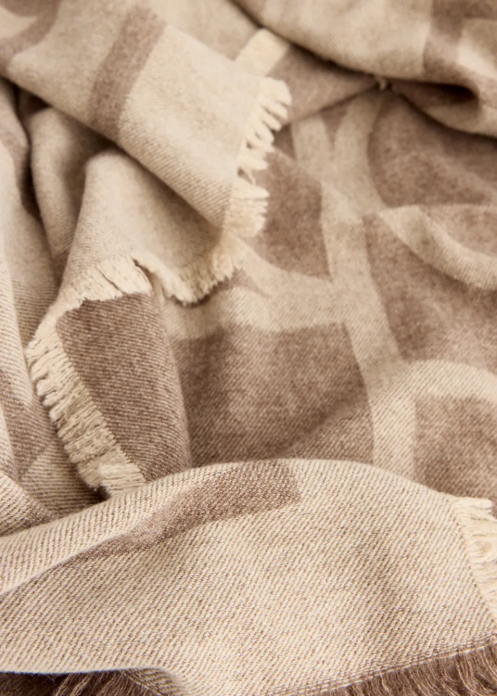 Monogram Wool Cashmere Scarf