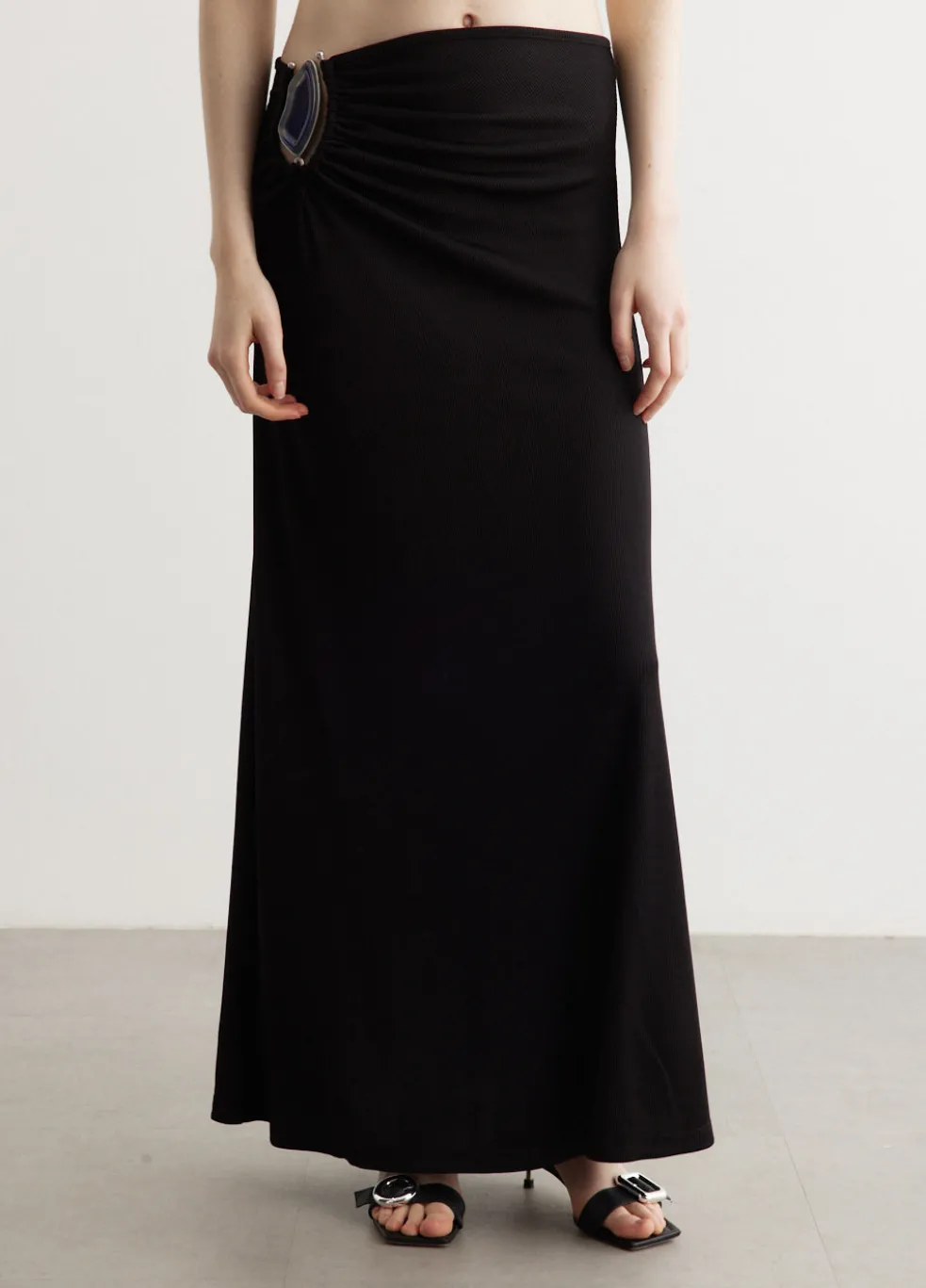 Moodstone Ruched Skirt