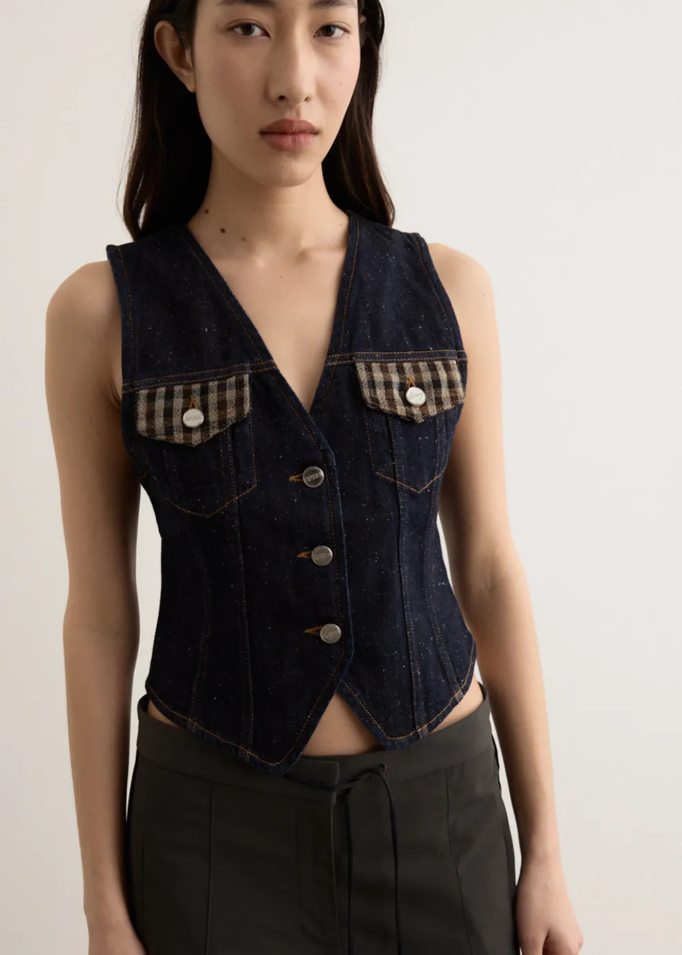 Neppy Denim Vest