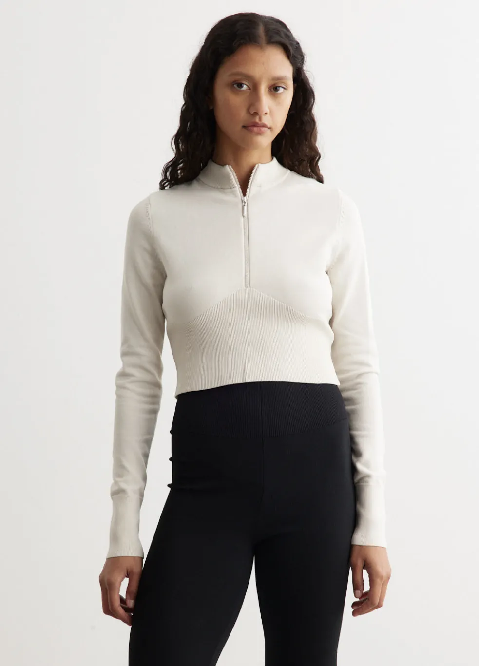 Nike Sportswear Chill Knit Cropped Sweater 1/2-Zip Top