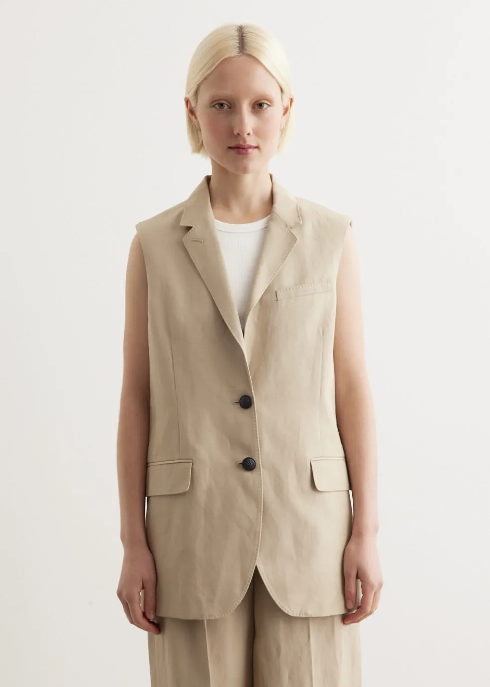 Odessa Linen Vest