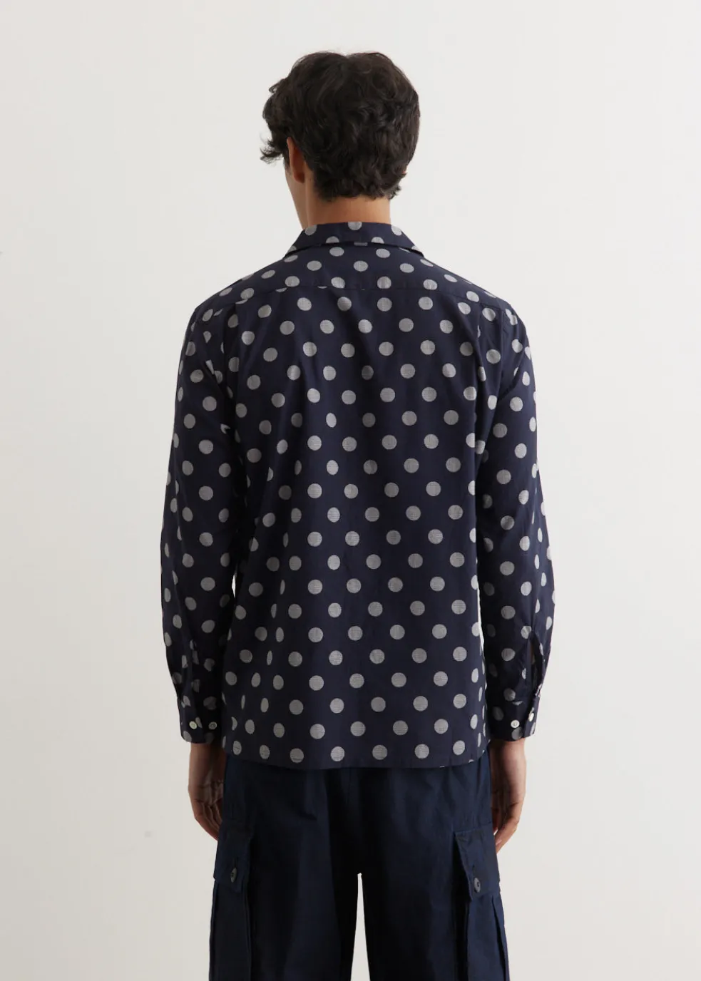 Open Dot Print Shirt