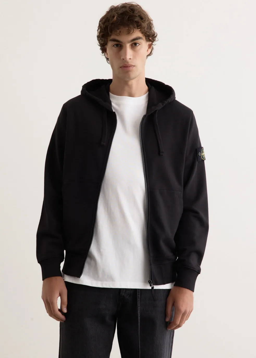 Organic Cotton Full Zip Hooded Sweatshirt