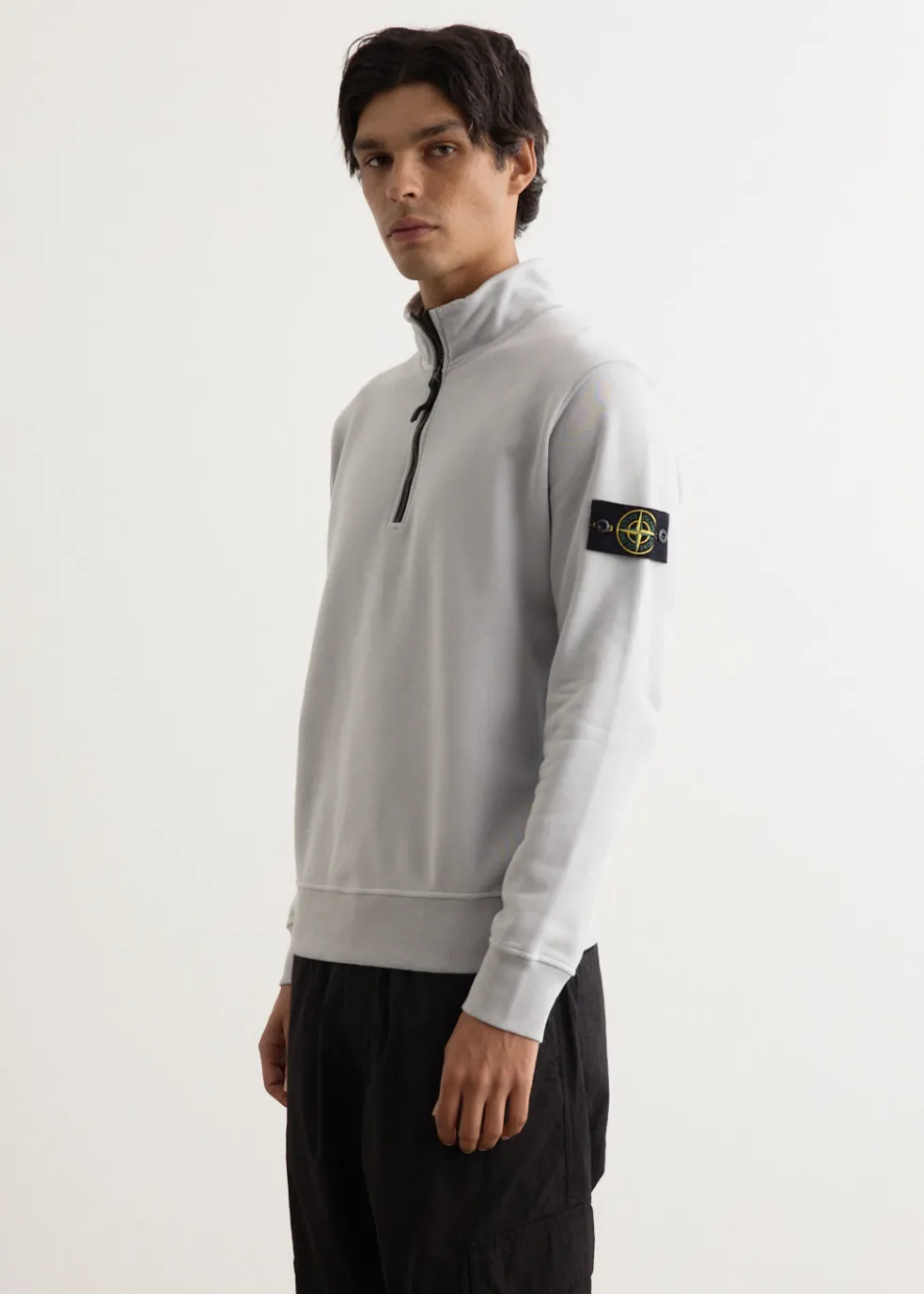 Organic Cotton Half Zip Sweatshirt