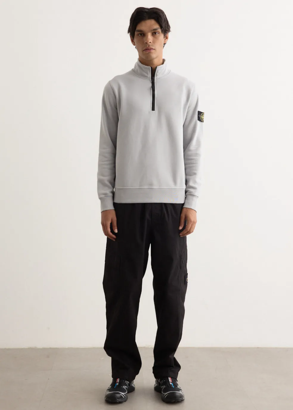 Organic Cotton Half Zip Sweatshirt