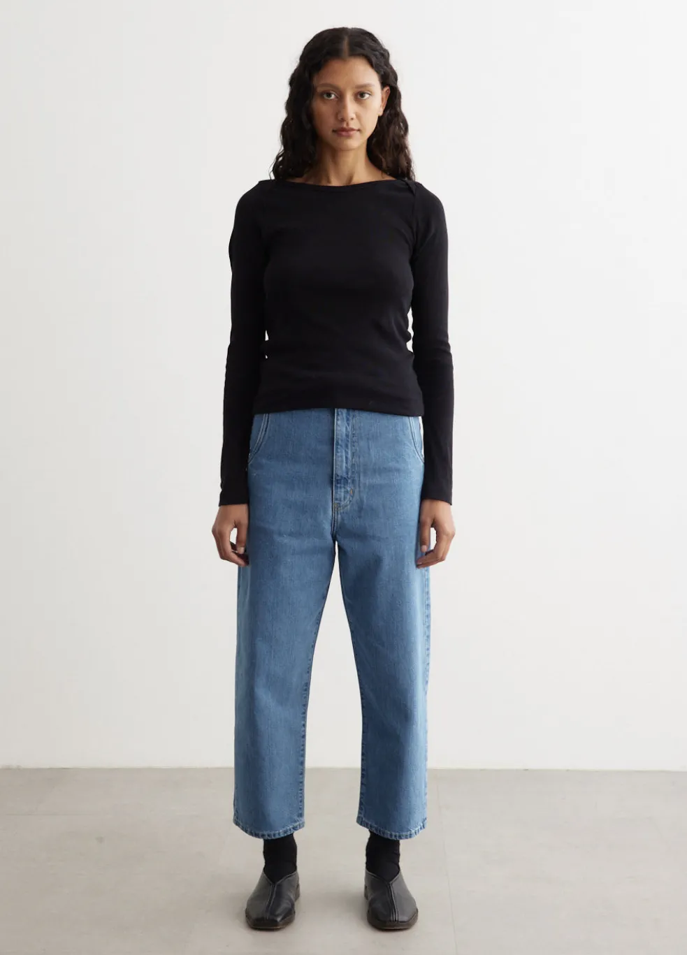 Organic Denim Low Rise Jeans