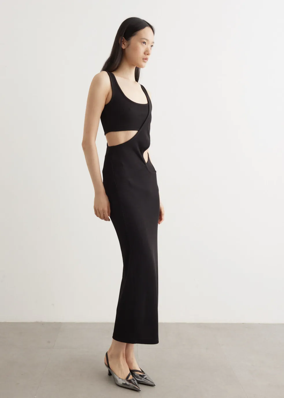 Overlapped Tank Dress