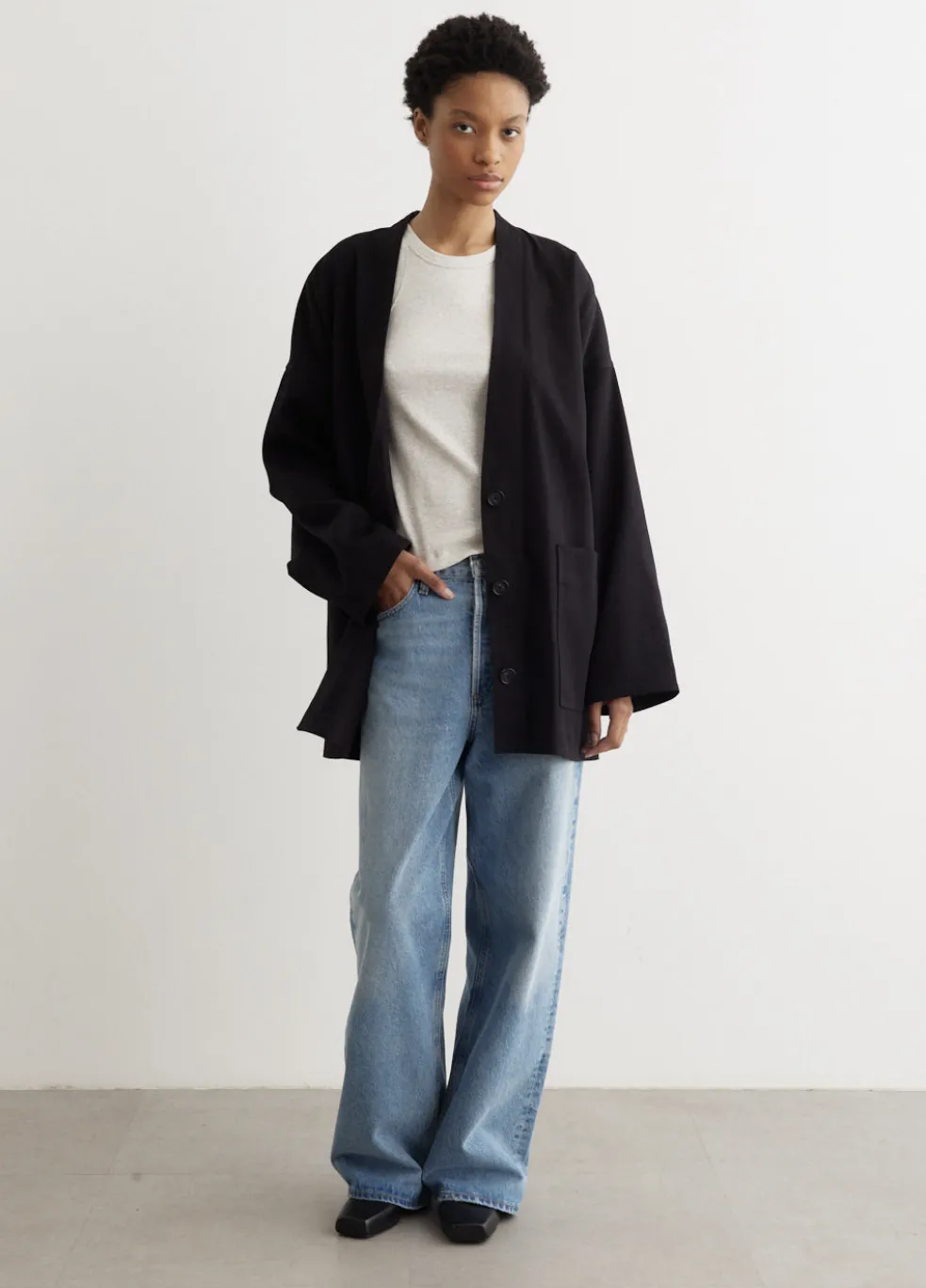 Oversized Cotton Cardigan