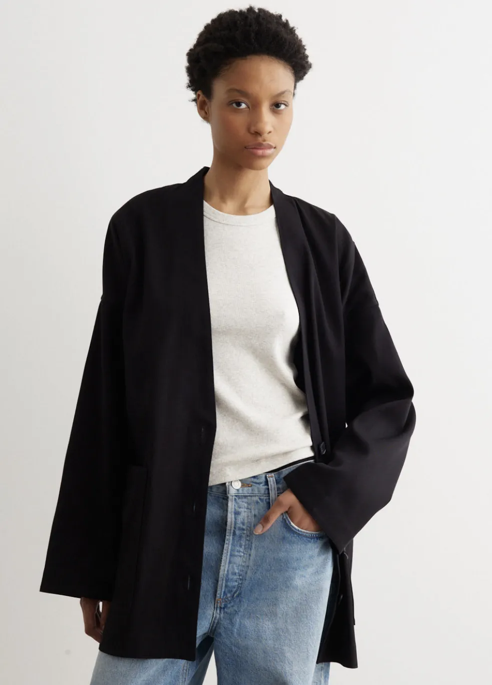 Oversized Cotton Cardigan