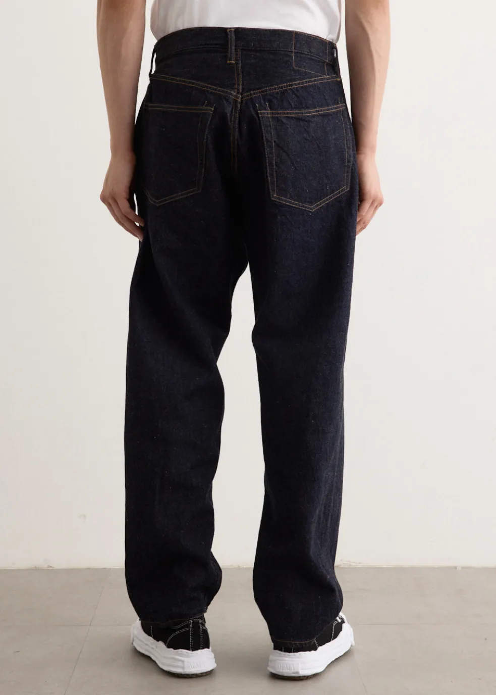 5P Zipper Front Denim Pants