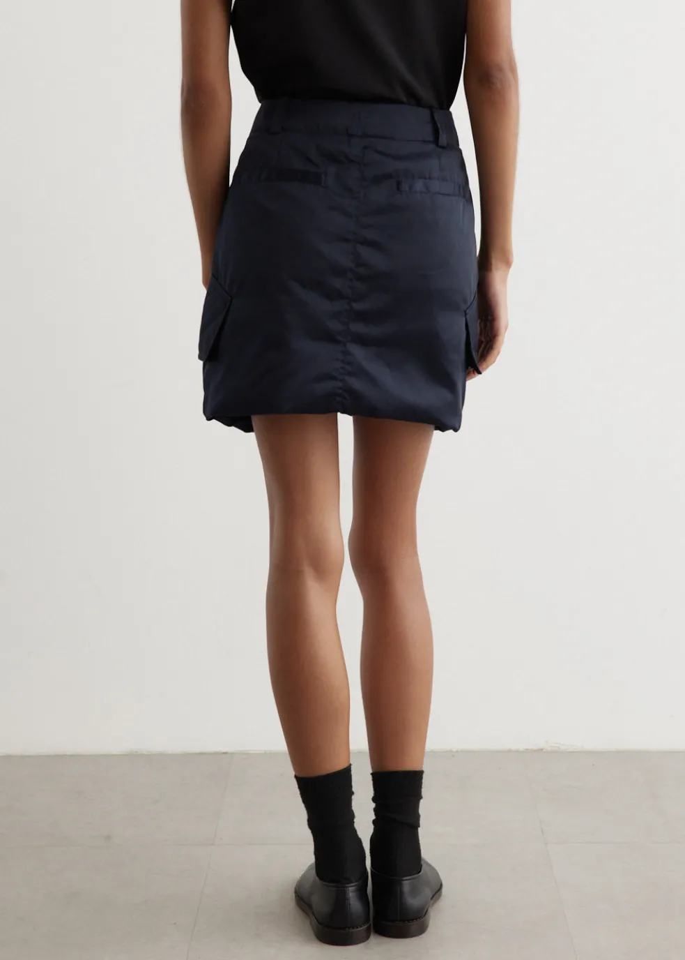 Padded Cargo Mini Skirt