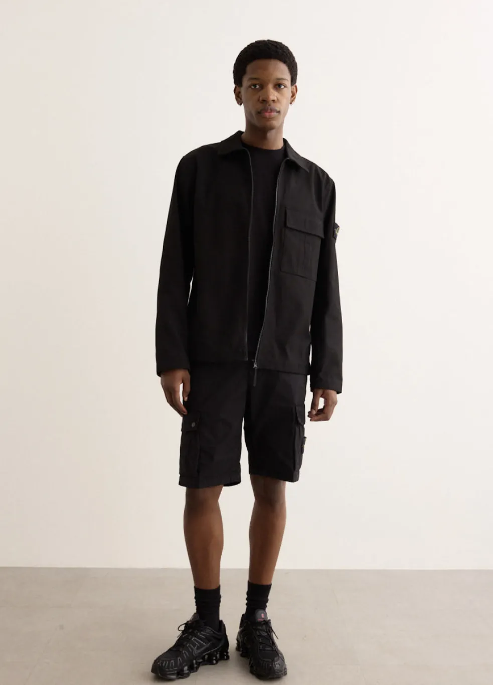 Panama Cotton Zip Overshirt