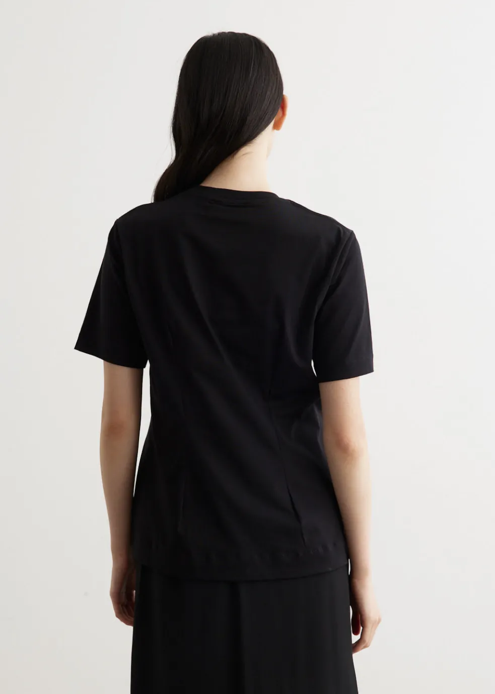 Panelled Bust Detail T-Shirt