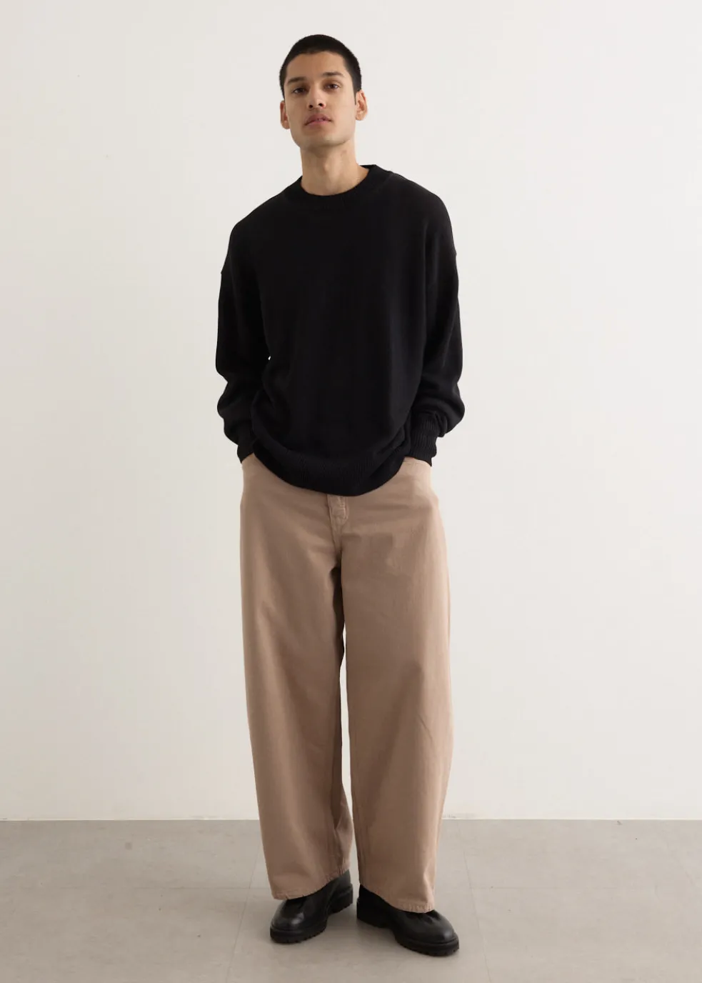 Paolo Garment Dyed Denim Pant