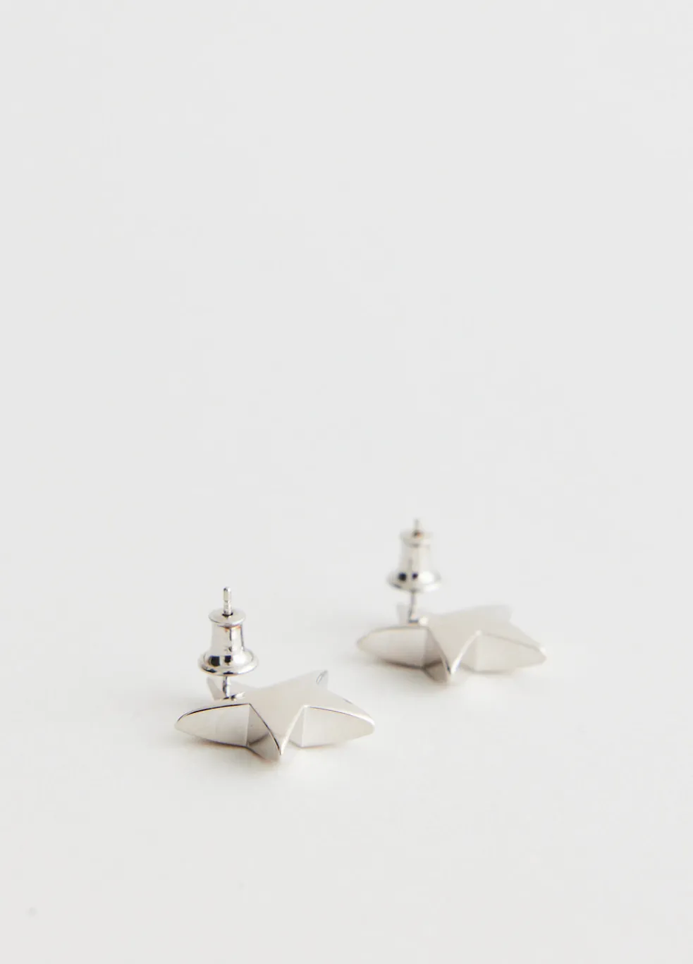 Plain Star Earrings