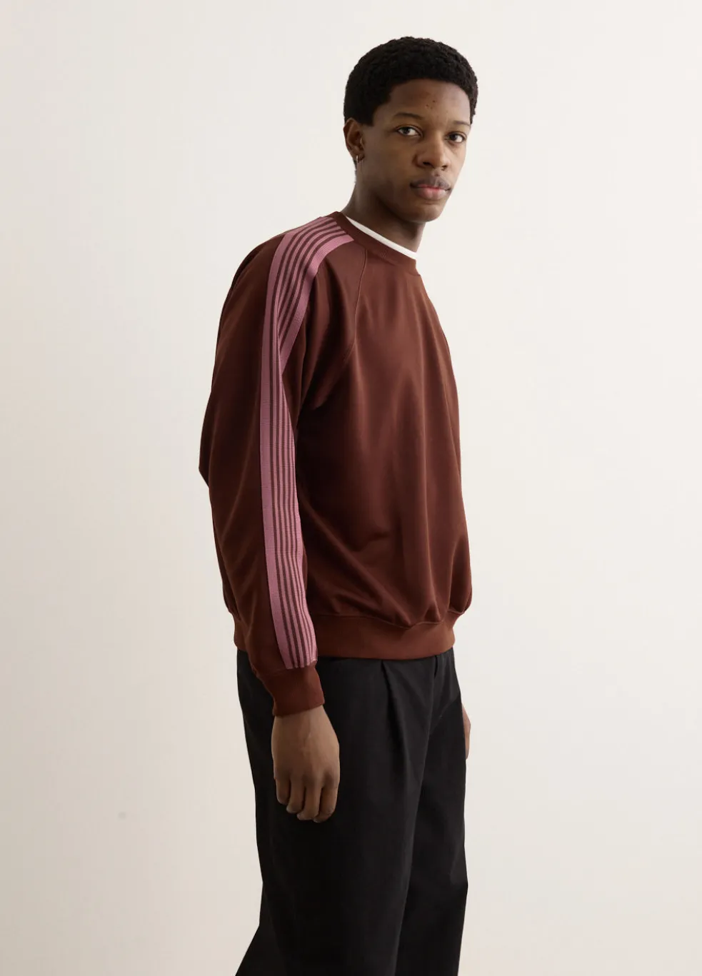 Poly Smooth Track Crewneck