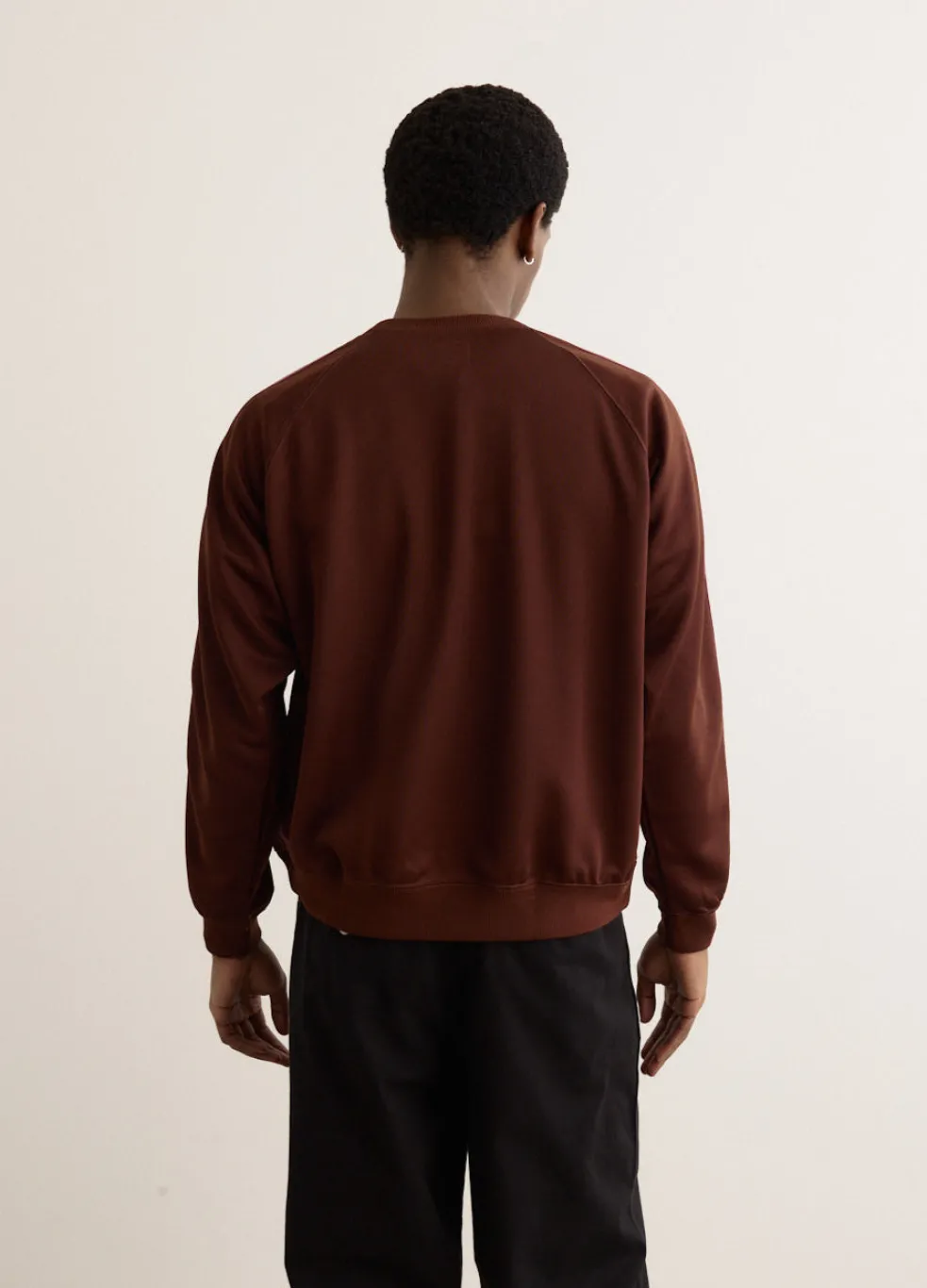 Poly Smooth Track Crewneck
