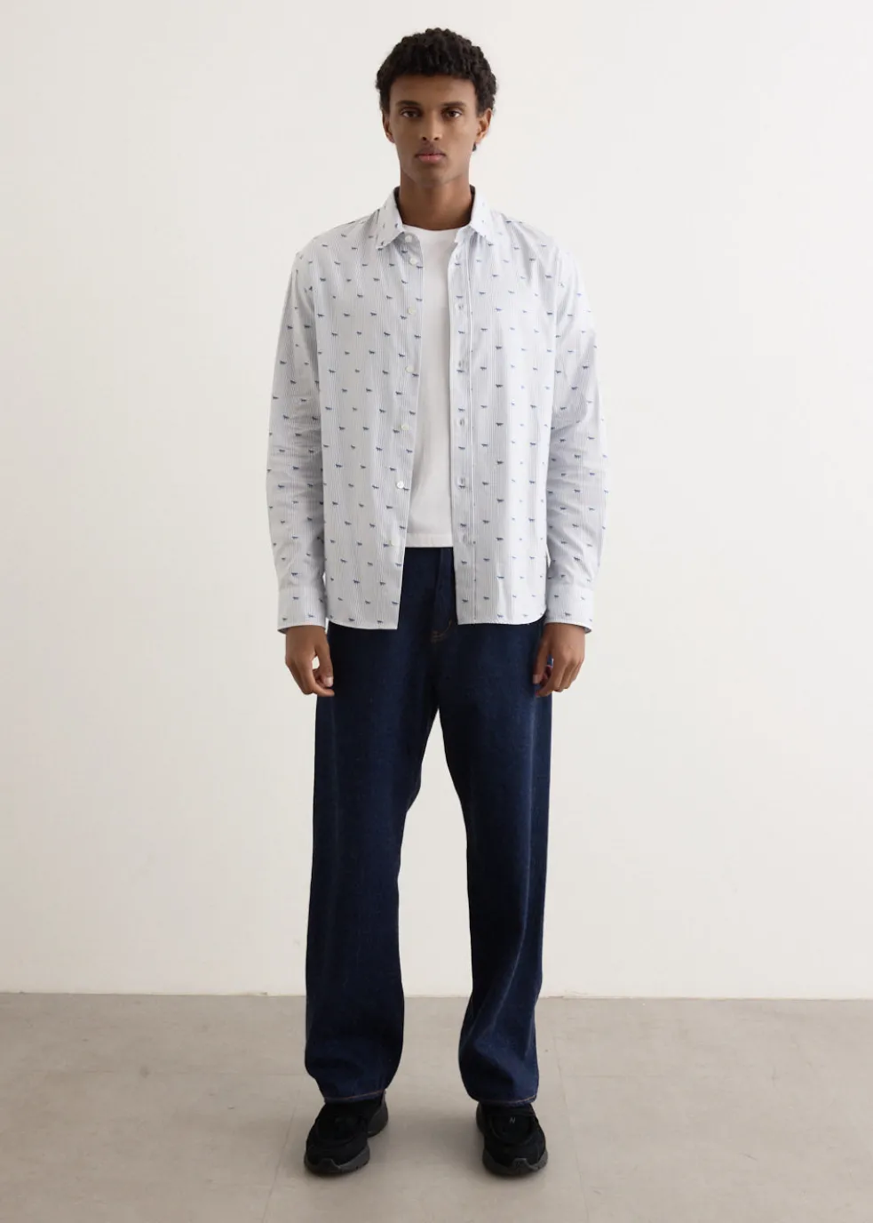 Profile Fox Casual Striped Shirt