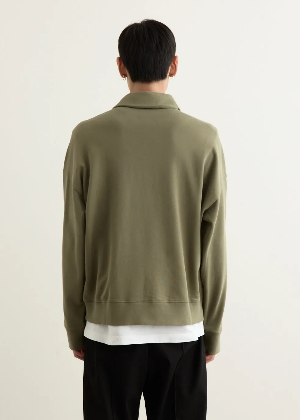 Profile Fox Oversize Polo Sweatshirt